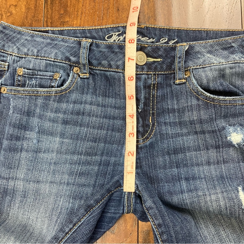 FOREVER 21 Women’s Jeans Denim Boot Cut Low Rise Stretch Size 29 - Picture 7 of 12
